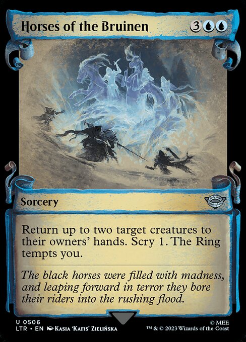 Horses of the Bruinen highlighted card art