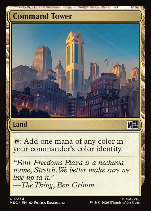 Command Tower from Marvel Super Heroes Commander