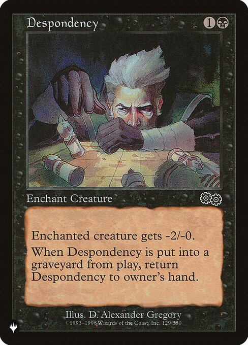 Despondency highlighted card art