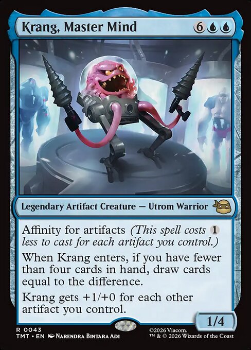 Krang, Master Mind from Teenage Mutant Ninja Turtles