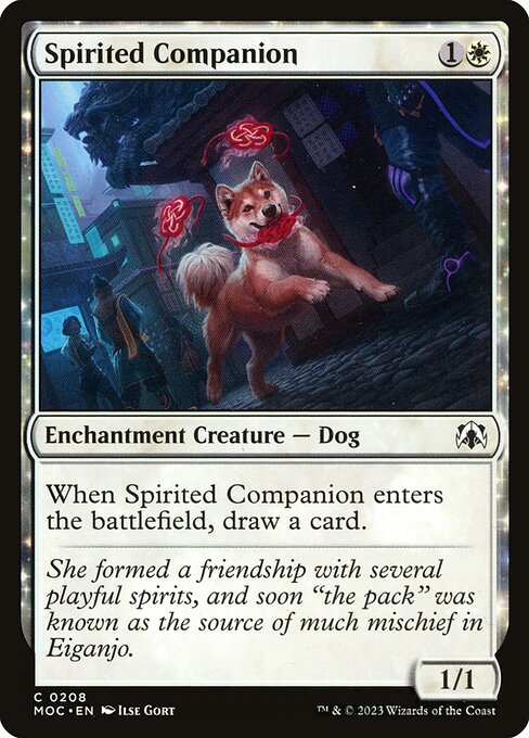 Spirited Companion from March of the Machine Commander