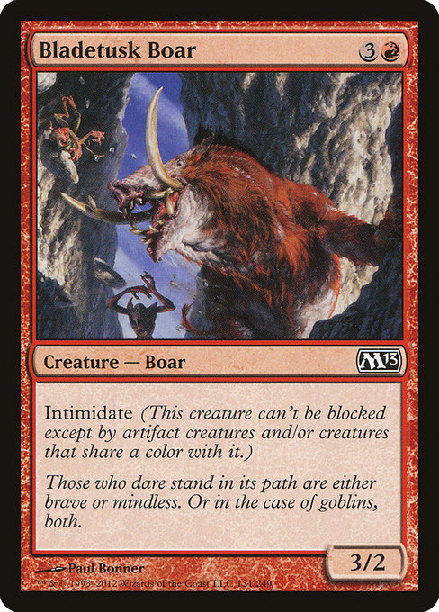Bladetusk Boar from Magic 2013