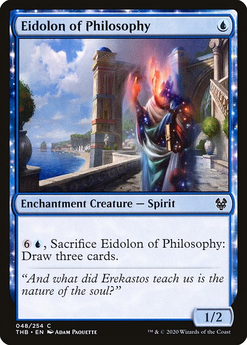 Eidolon of Philosophy highlighted card art
