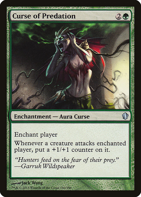 Curse of Predation from Commander 2013