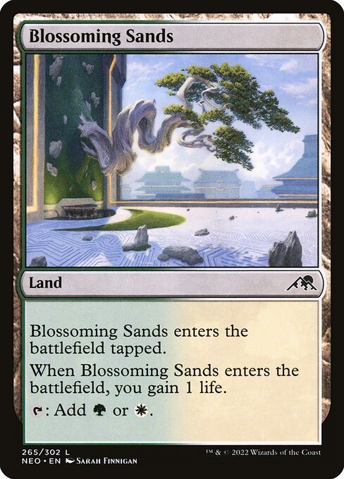 Blossoming Sands from Kamigawa: Neon Dynasty