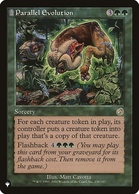 Parallel Evolution highlighted card art