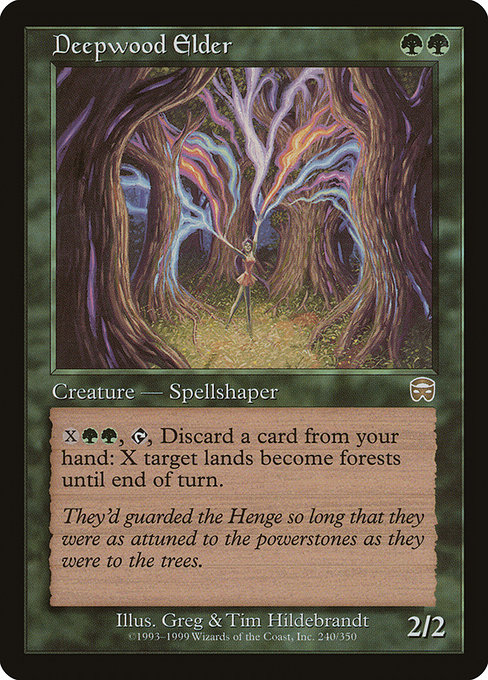 Deepwood Elder highlighted card art