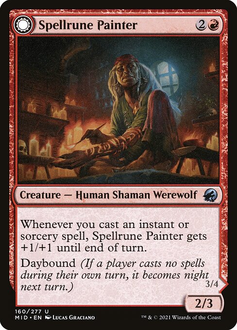 Spellrune Painter // Spellrune Howler from Innistrad: Midnight Hunt