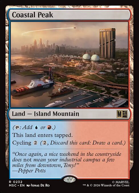Coastal Peak from Marvel Super Heroes Commander