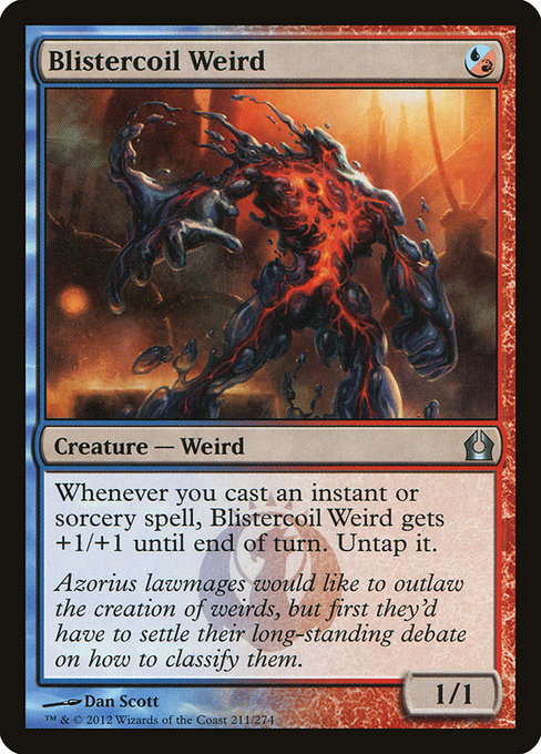 Blistercoil Weird highlighted card art