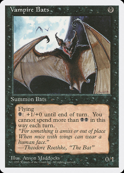 Vampire Bats from Fourth Edition