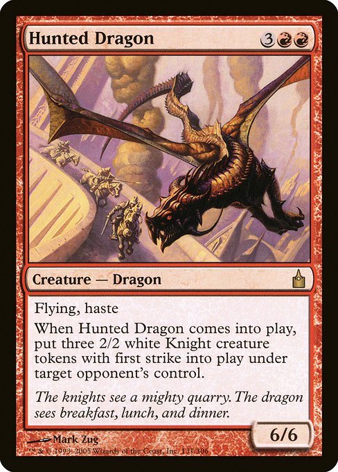 Hunted Dragon from Ravnica: City of Guilds