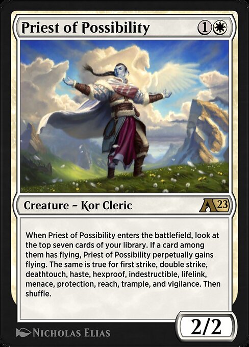 Priest of Possibility highlighted card art