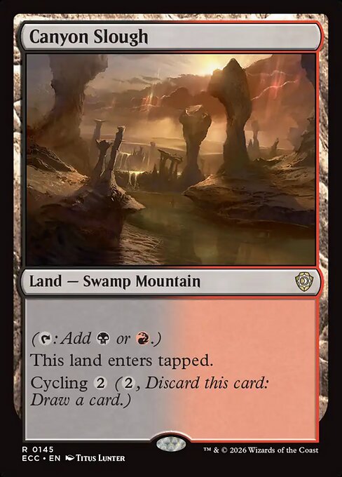 Canyon Slough from Lorwyn Eclipsed Commander