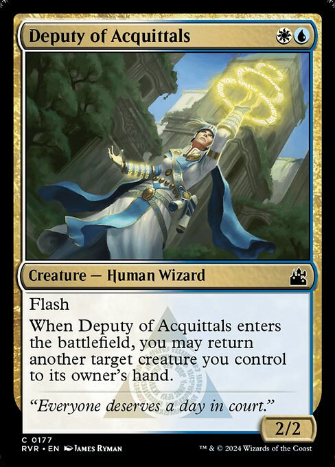 Deputy of Acquittals highlighted card art