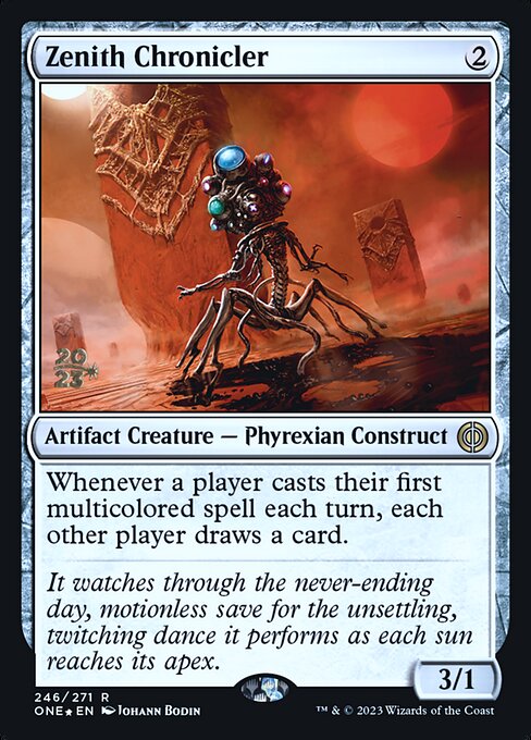 Zenith Chronicler from Phyrexia: All Will Be One Promos
