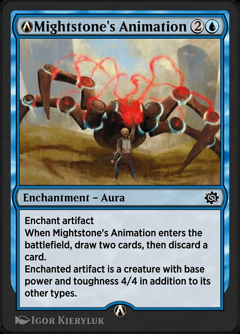 A-Mightstone's Animation highlighted card art