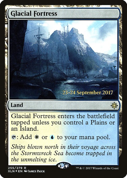 Glacial Fortress from Ixalan Promos