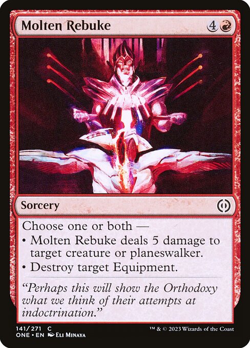 Molten Rebuke highlighted card art