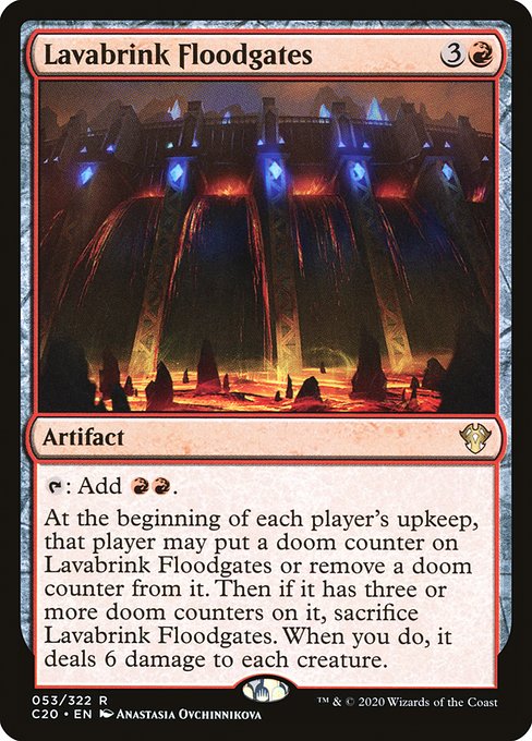 Lavabrink Floodgates highlighted card art