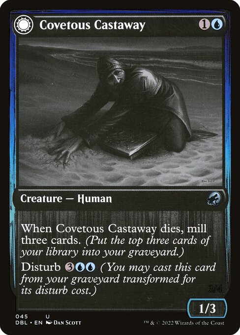 Covetous Castaway // Ghostly Castigator from Innistrad: Double Feature