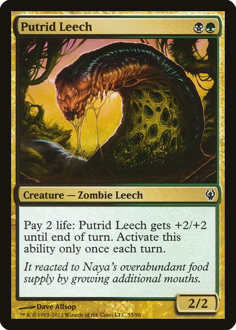 Putrid Leech from Duel Decks: Izzet vs. Golgari