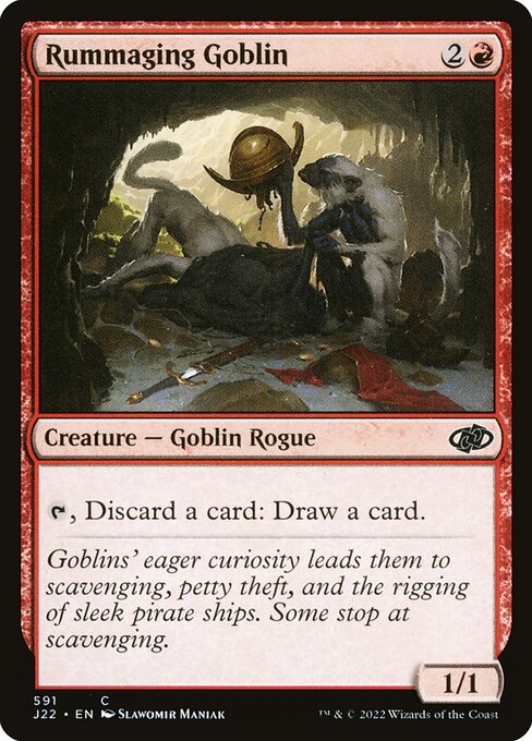 Rummaging Goblin highlighted card art