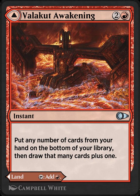 Valakut Awakening // Valakut Stoneforge highlighted card art