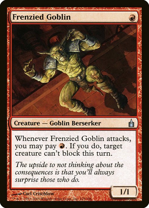 Frenzied Goblin from Ravnica: City of Guilds