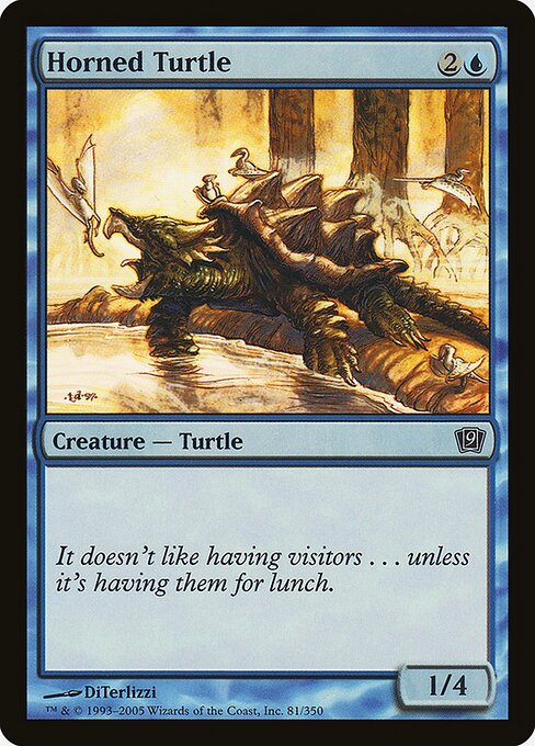 Horned Turtle from Ninth Edition