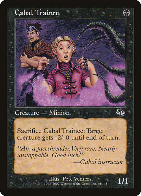 Cabal Trainee highlighted card art