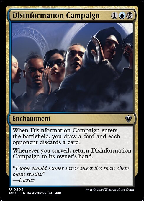 Disinformation Campaign highlighted card art