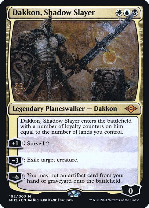 Dakkon, Shadow Slayer from Modern Horizons 2 Promos