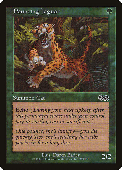 Pouncing Jaguar from Urza's Saga