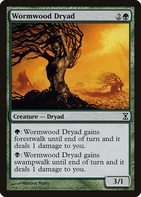 Wormwood Dryad highlighted card art
