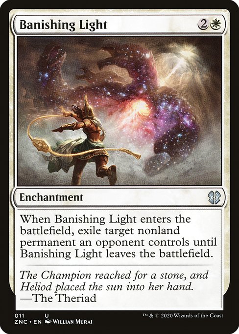 Banishing Light from Zendikar Rising Commander
