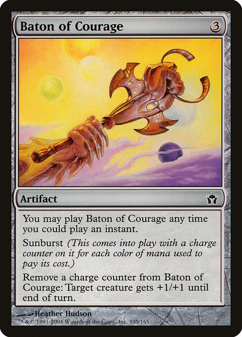 Baton of Courage highlighted card art