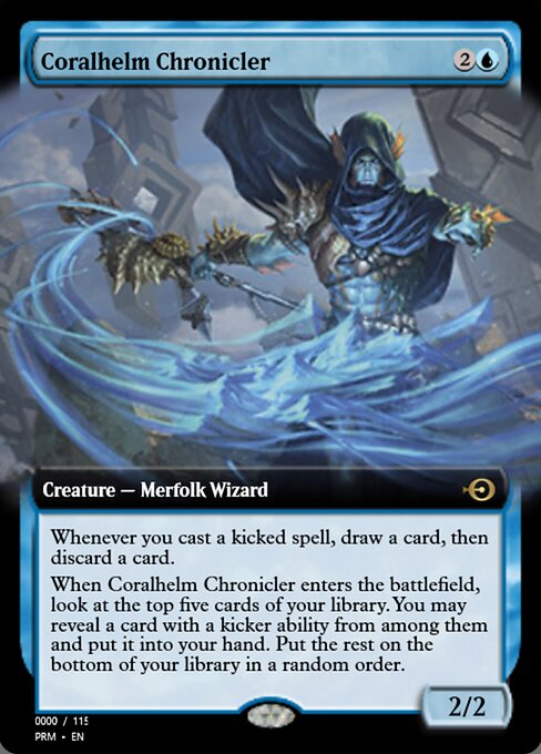 Coralhelm Chronicler highlighted card art