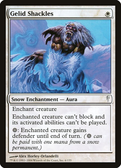 Gelid Shackles highlighted card art
