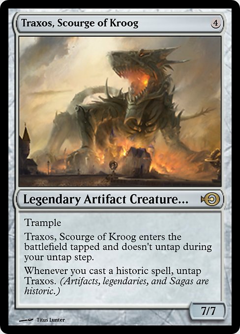 Traxos, Scourge of Kroog from Magic Online Promos