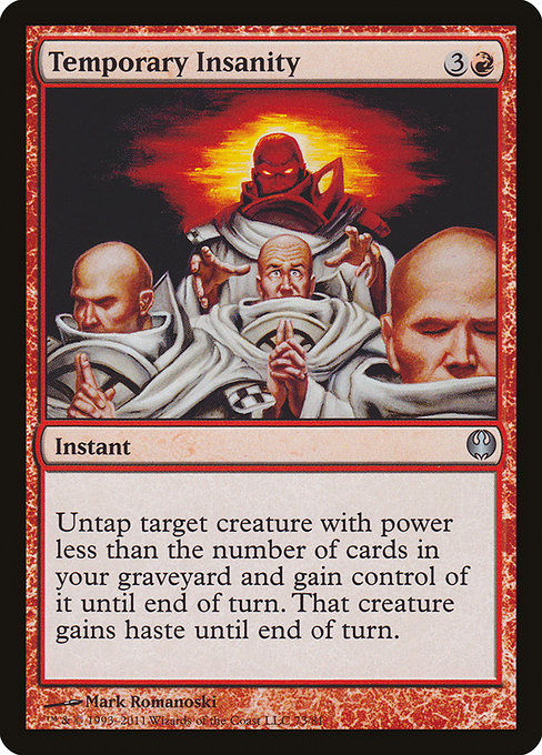 Temporary Insanity highlighted card art