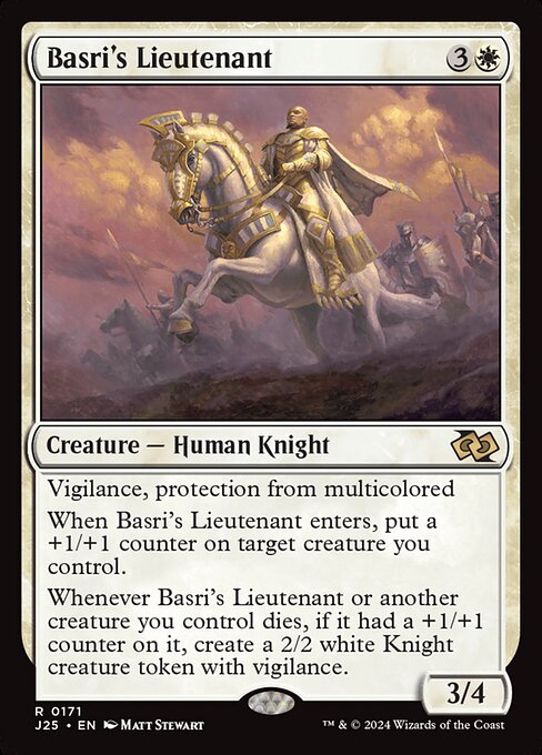 Basri's Lieutenant highlighted card art
