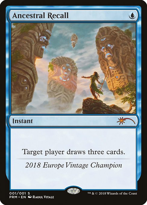 Ancestral Recall from Vintage Championship