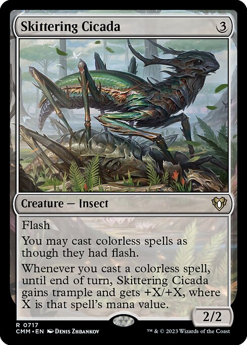 Skittering Cicada from Commander Masters