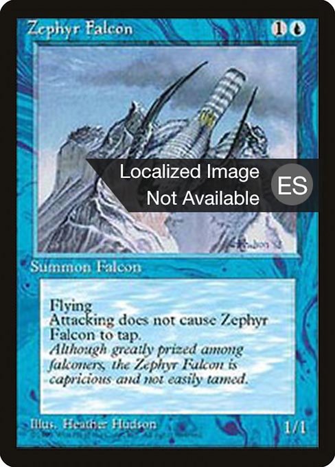 Zephyr Falcon from Fourth Edition Foreign Black Border
