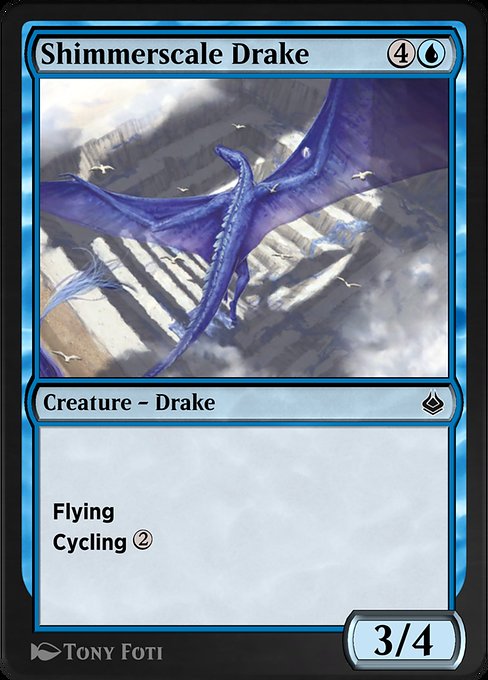 Shimmerscale Drake highlighted card art
