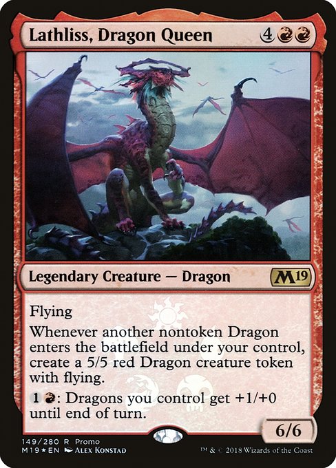 Lathliss, Dragon Queen from Core Set 2019 Promos