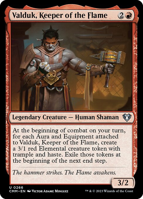 Valduk, Keeper of the Flame highlighted card art