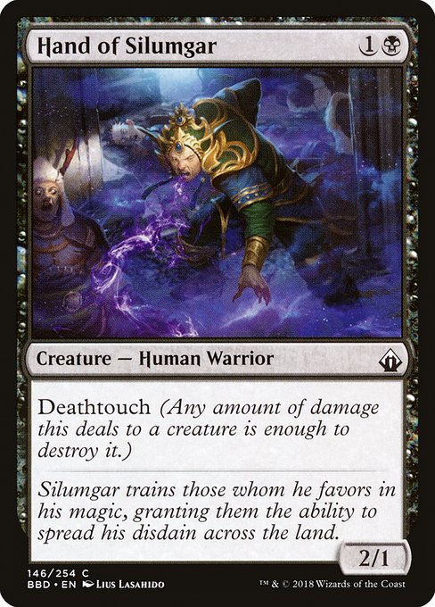 Hand of Silumgar highlighted card art
