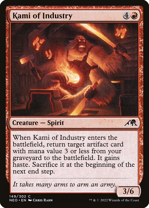 Kami of Industry highlighted card art